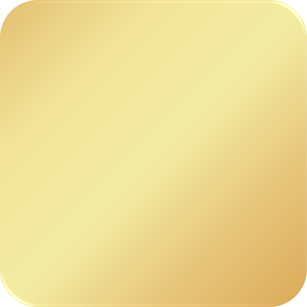 Gold Square Button, Gold Square Badge